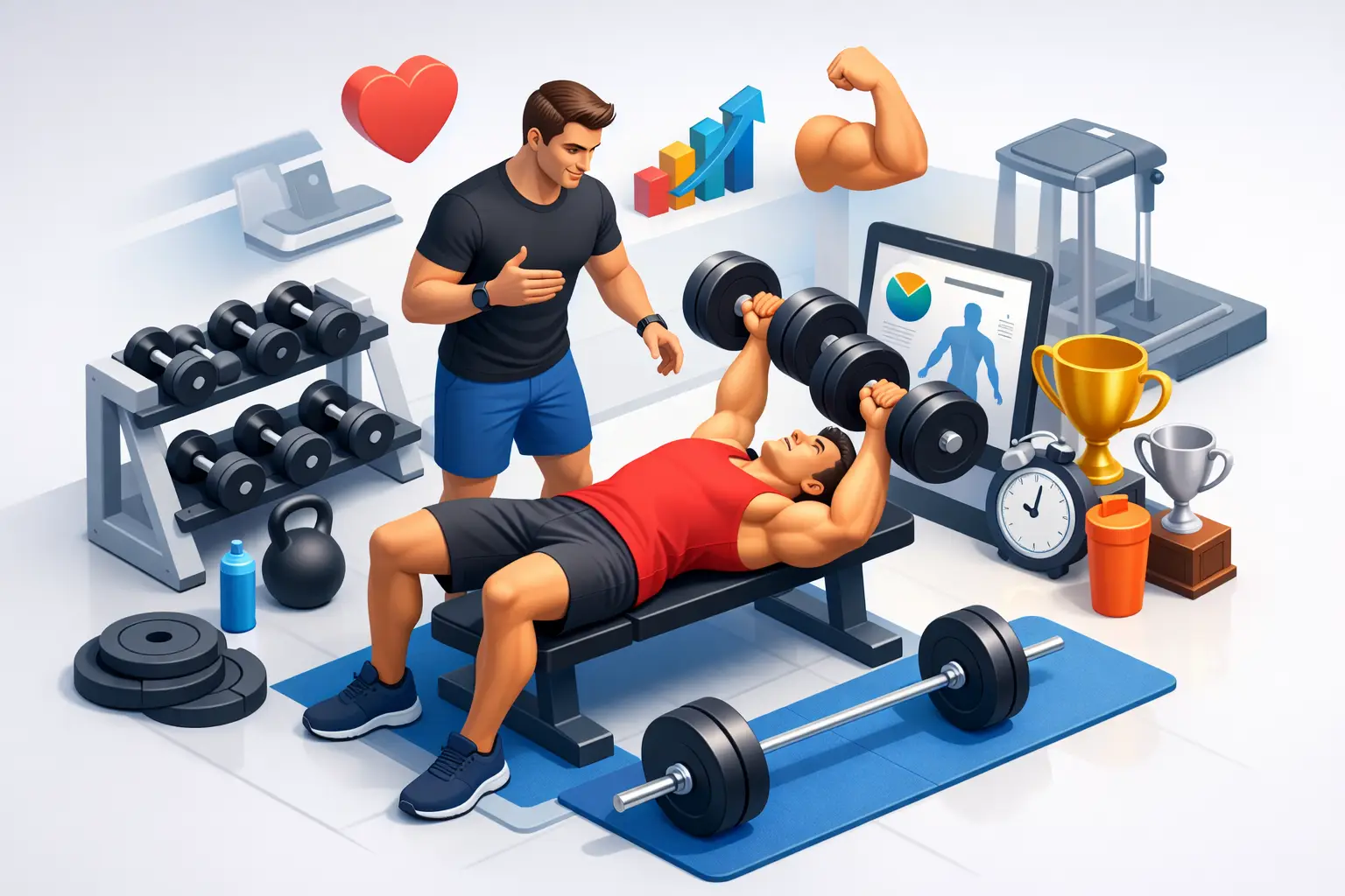 Muskelaufbau mit Personal Trainer lohnt sich