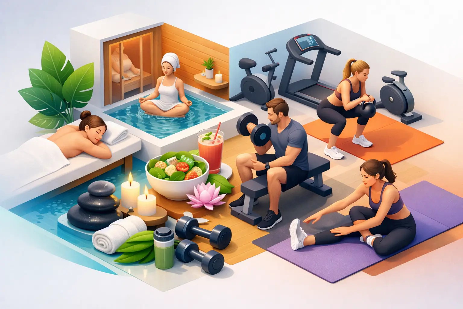 Wellness und Fitness kombinieren richtig