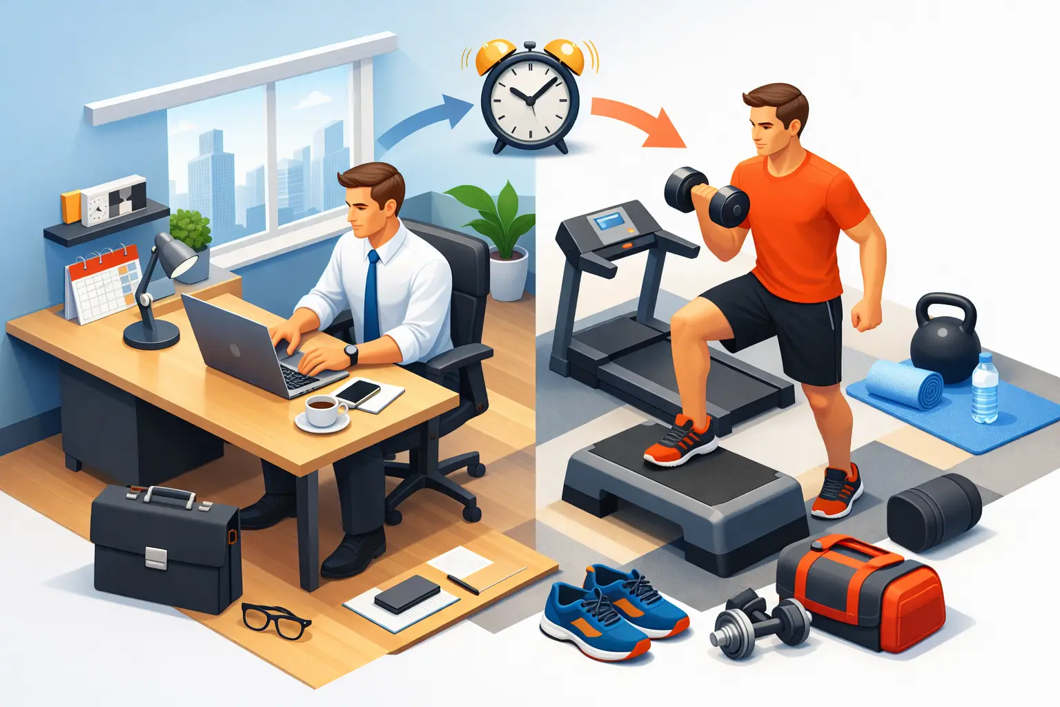 Die beste Fitnessroutine für Berufstätige