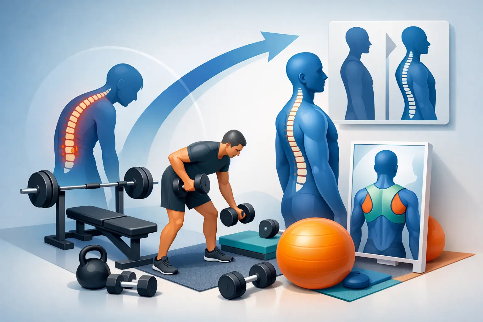 Krafttraining für bessere Haltung richtig nutzen
