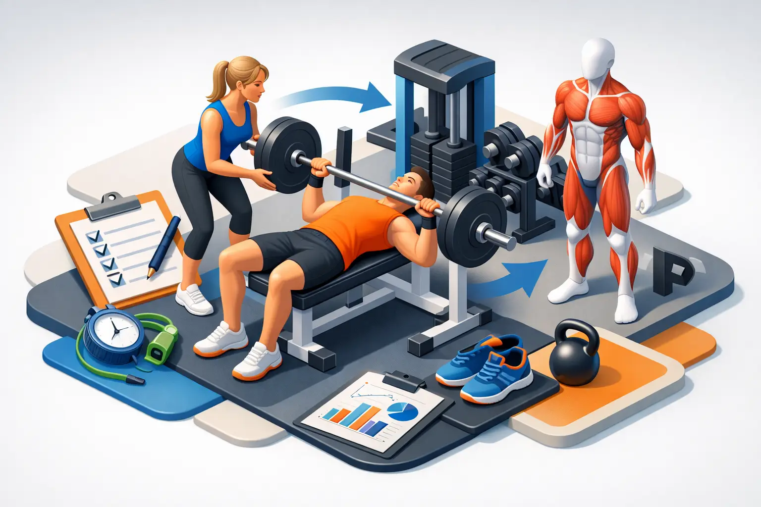 Leitfaden für betreutes Krafttraining