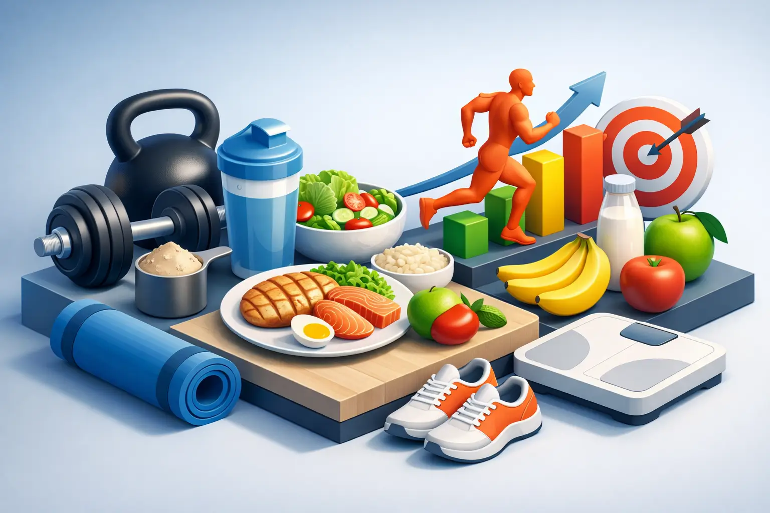Ernährung an Trainingsziele anpassen für Ergebnisse