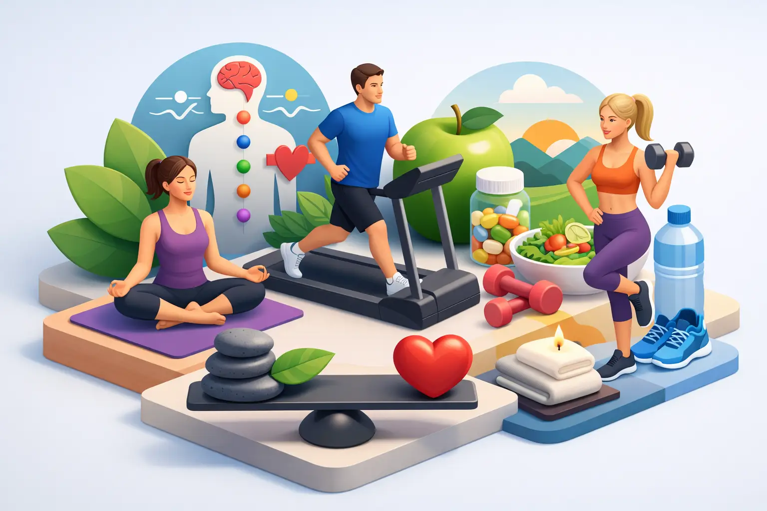 Ganzheitlicher Fitnessansatz für Erwachsene