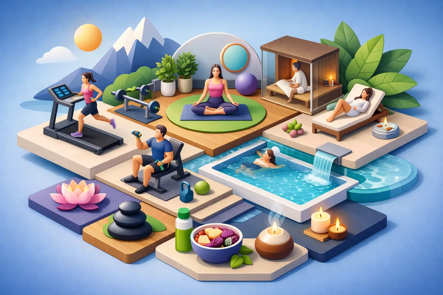 Ganzheitliches Fitness- und Wellnesskonzept