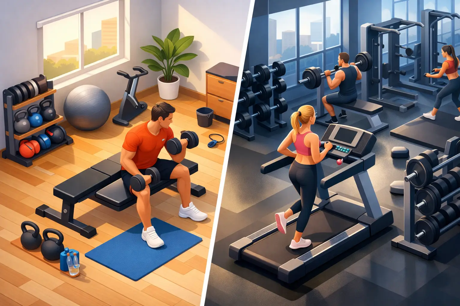 Privat trainieren statt Fitnessstudio?