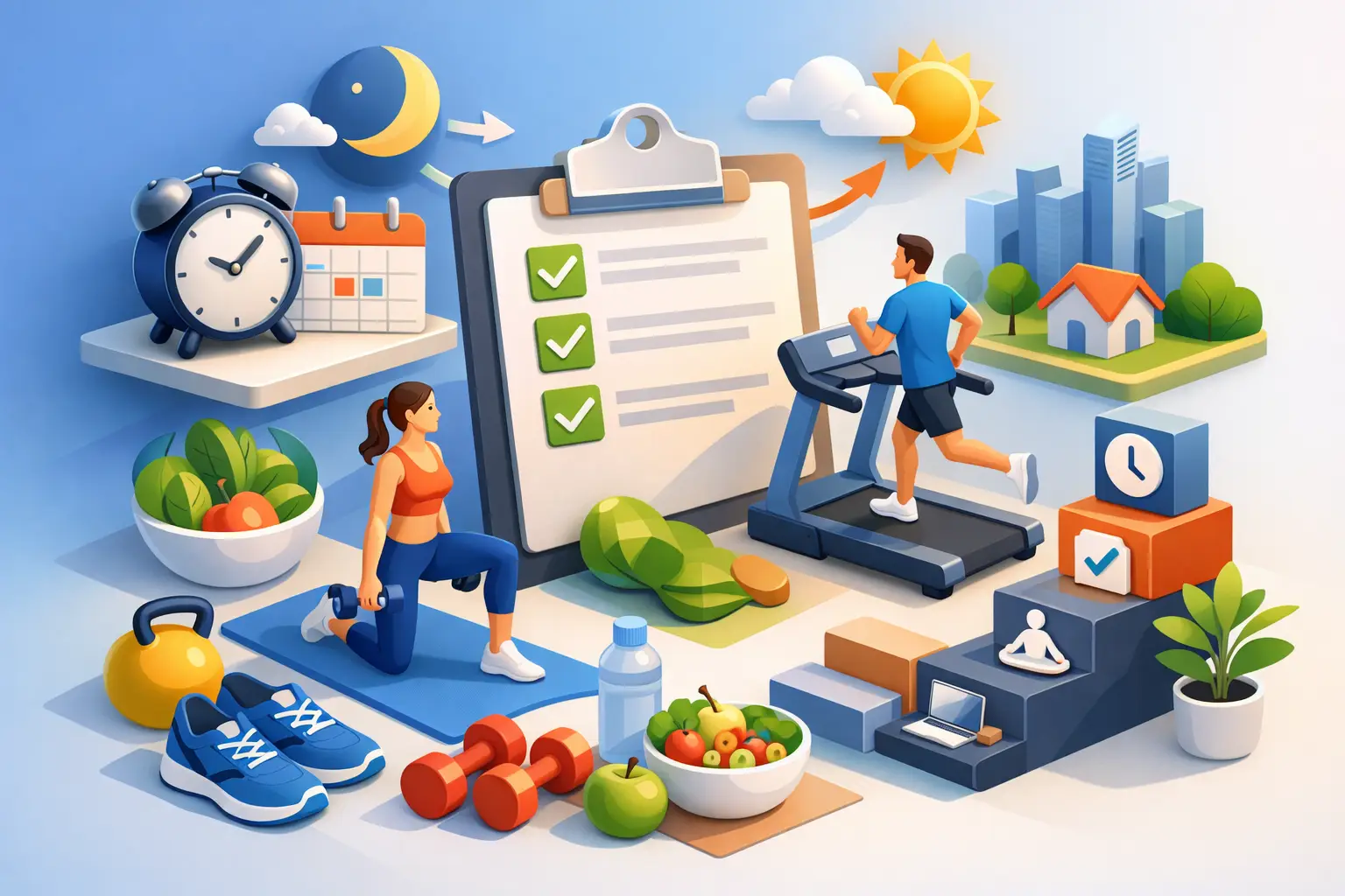 Gesund trainieren mit klarer Struktur im Alltag