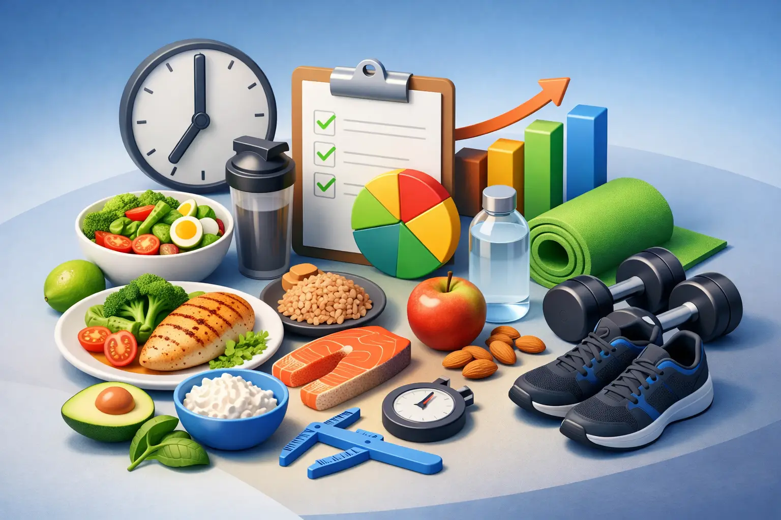 Guide für Ernährung bei Fitnesszielen im Alltag