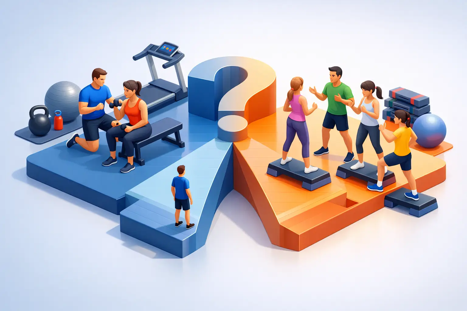 Personal Coaching oder Gruppentraining wählen?
