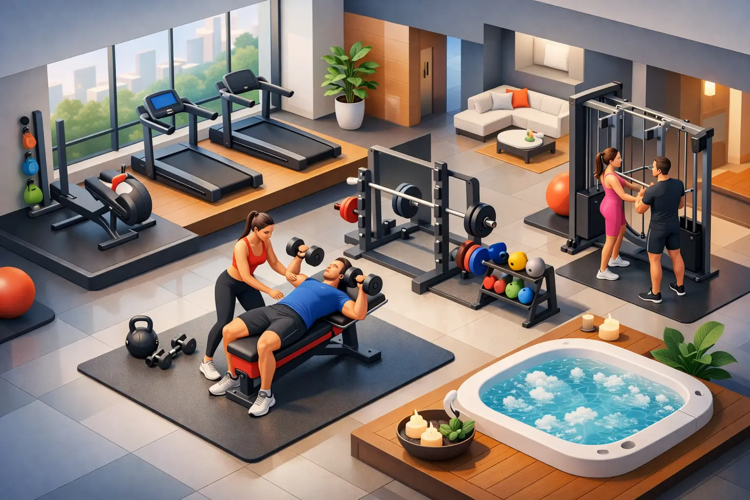 Premium Fitness in Frechen mit persönlichem Konzept